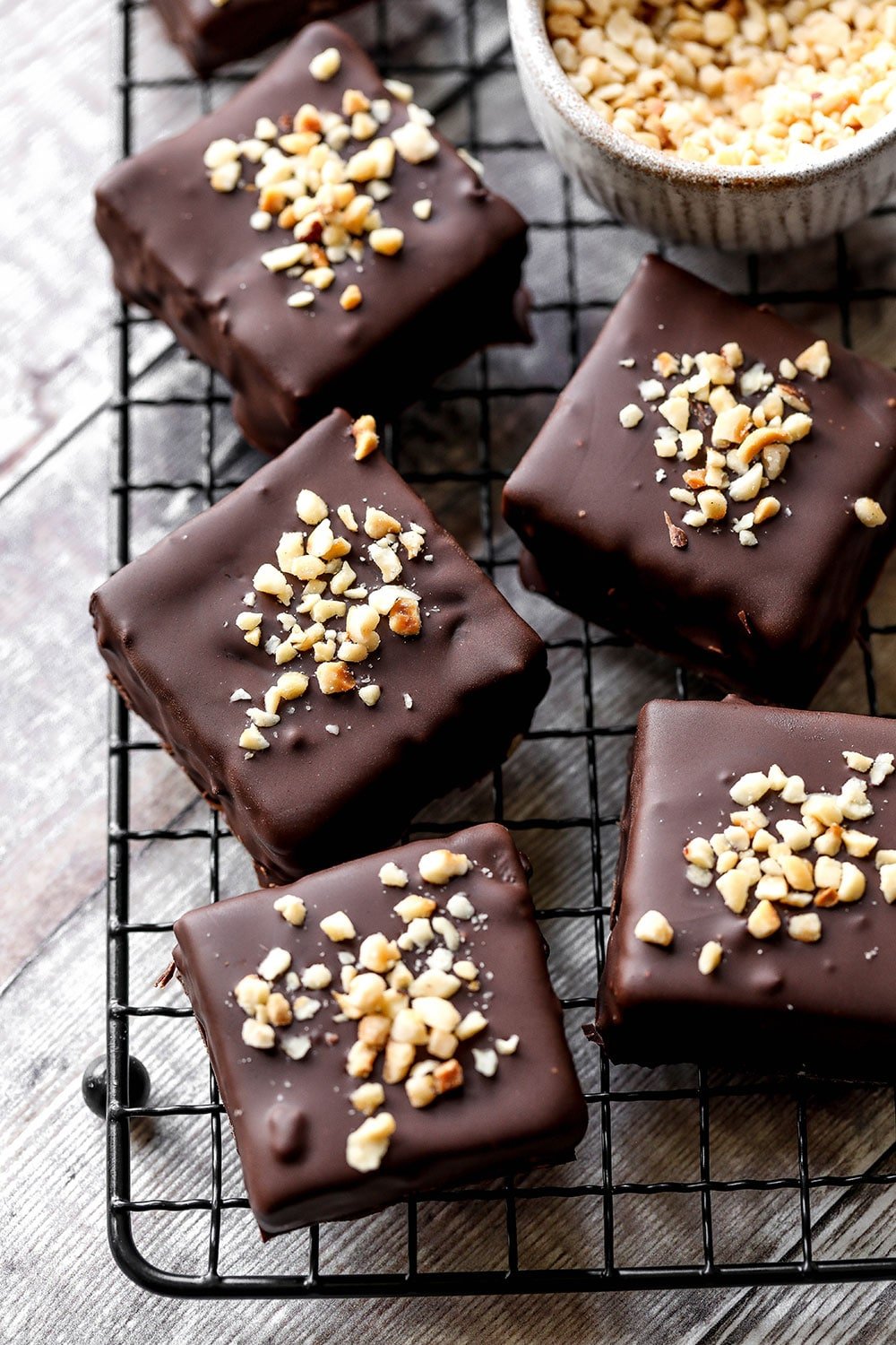 5-Ingredient No-Bake Chocolate Covered Brownies