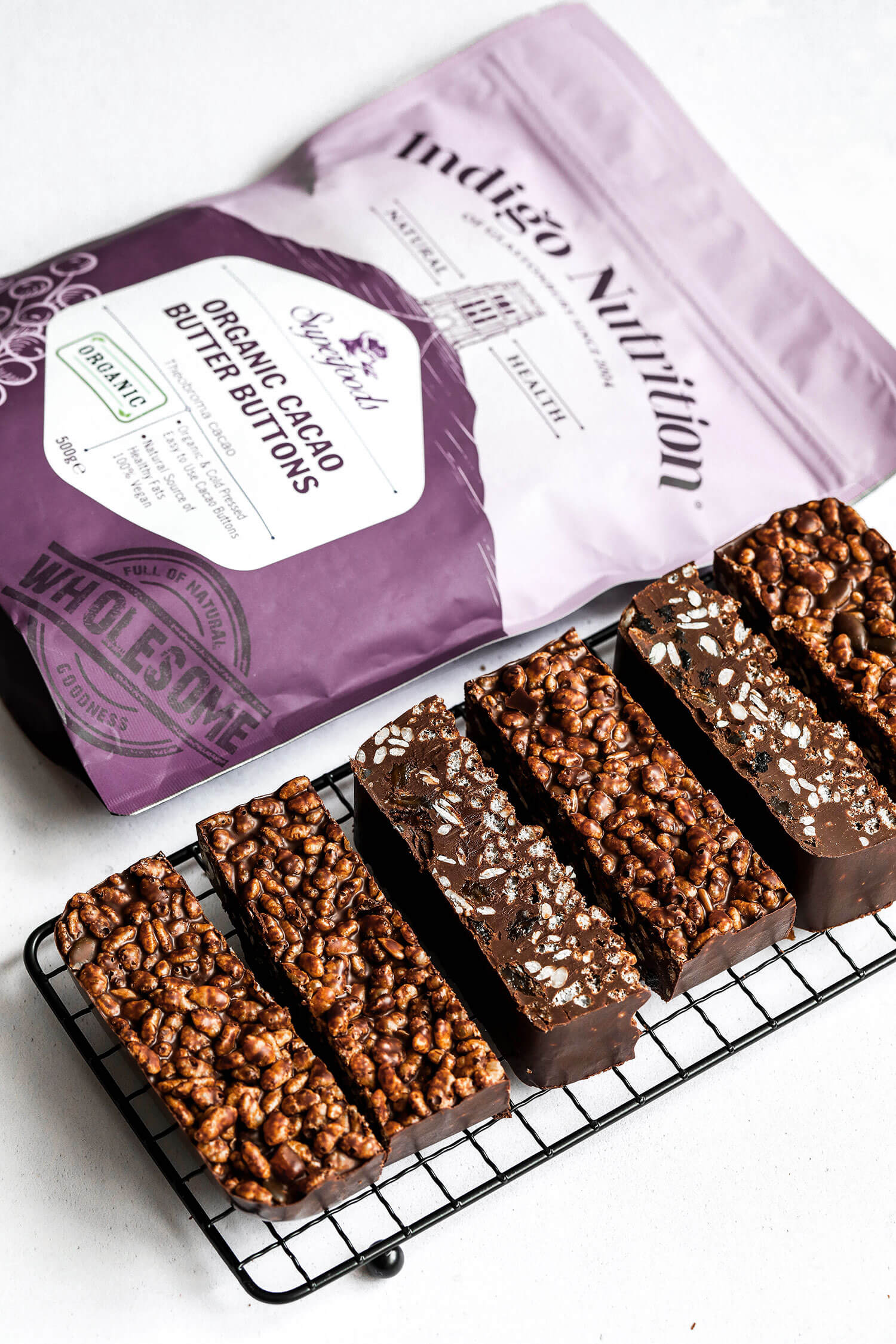 Vegan Chocolate Crunch Bars - Nadia's Healthy Kitchen