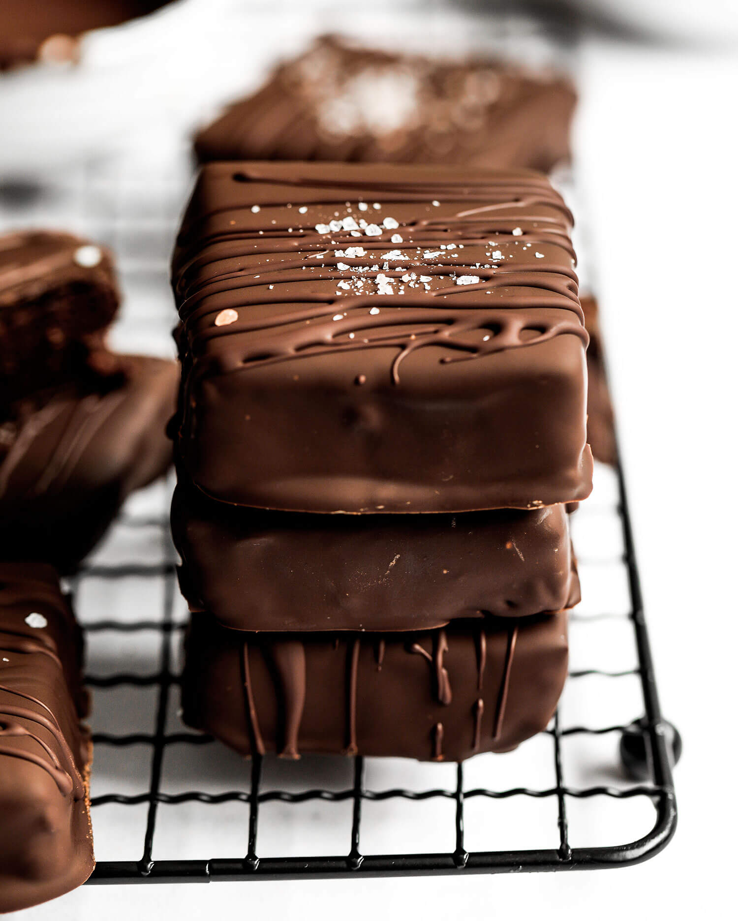 5-Ingredient No-Bake Chocolate Covered Brownies