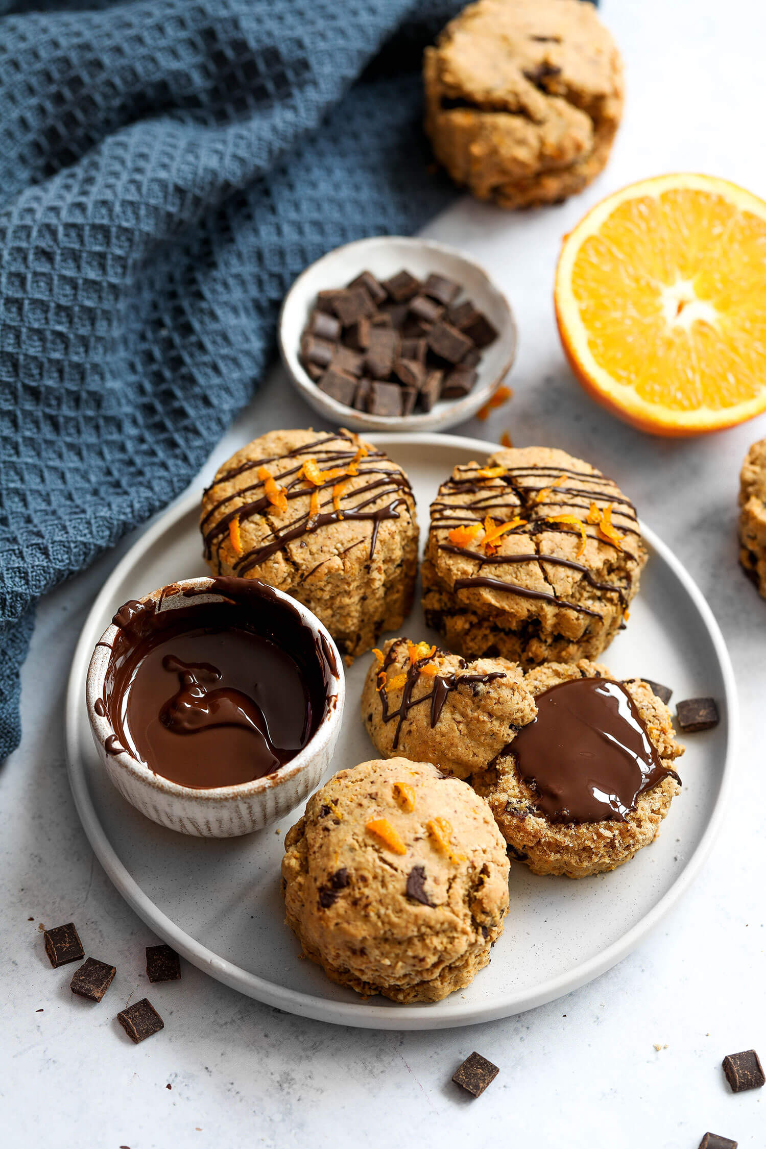 Festive Chocolate Orange Scones Vegan & Gluten-free - UK Health Blog