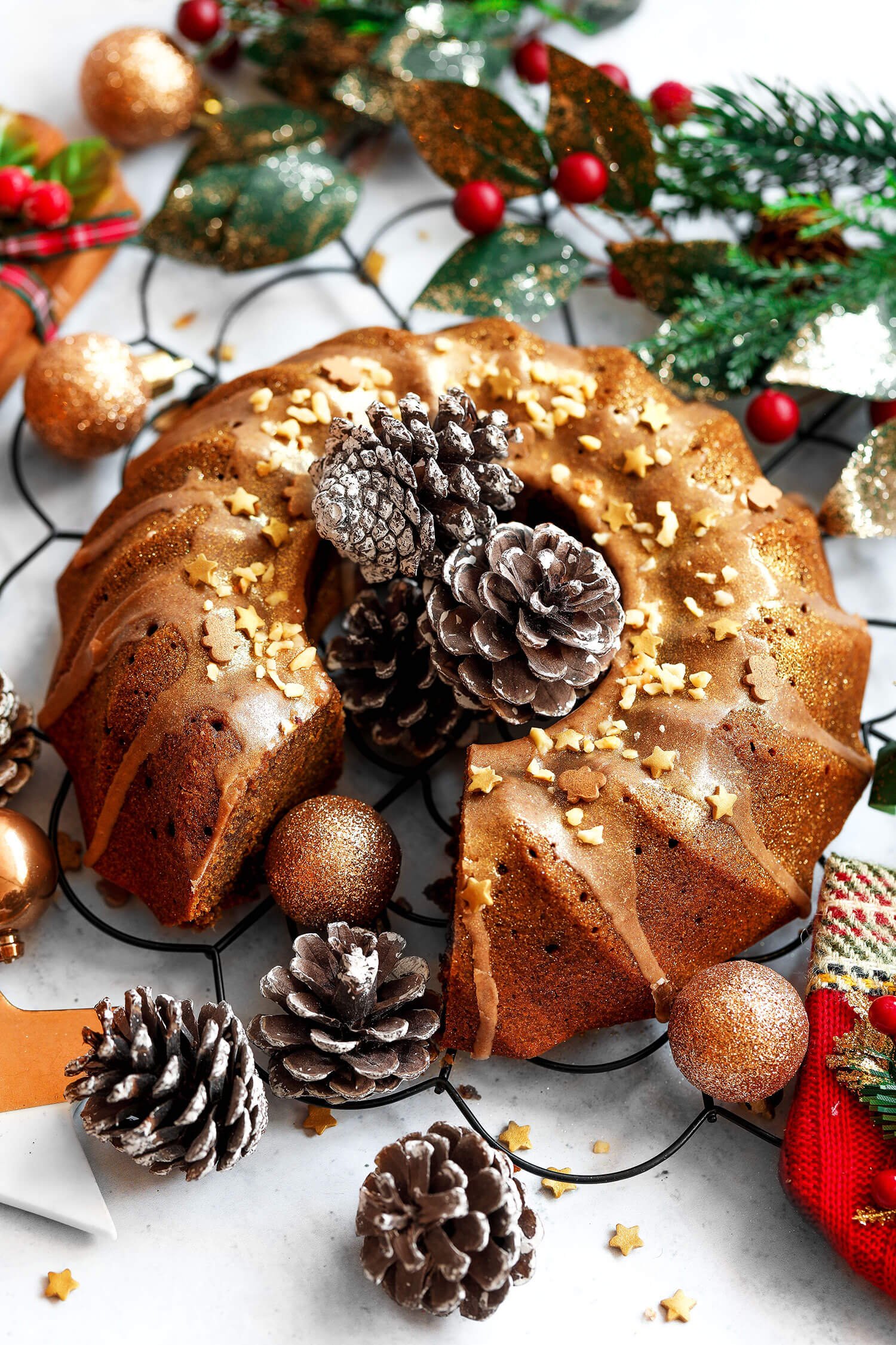 Gluten-Free Gingerbread House Recipe (Bundt Cake) 