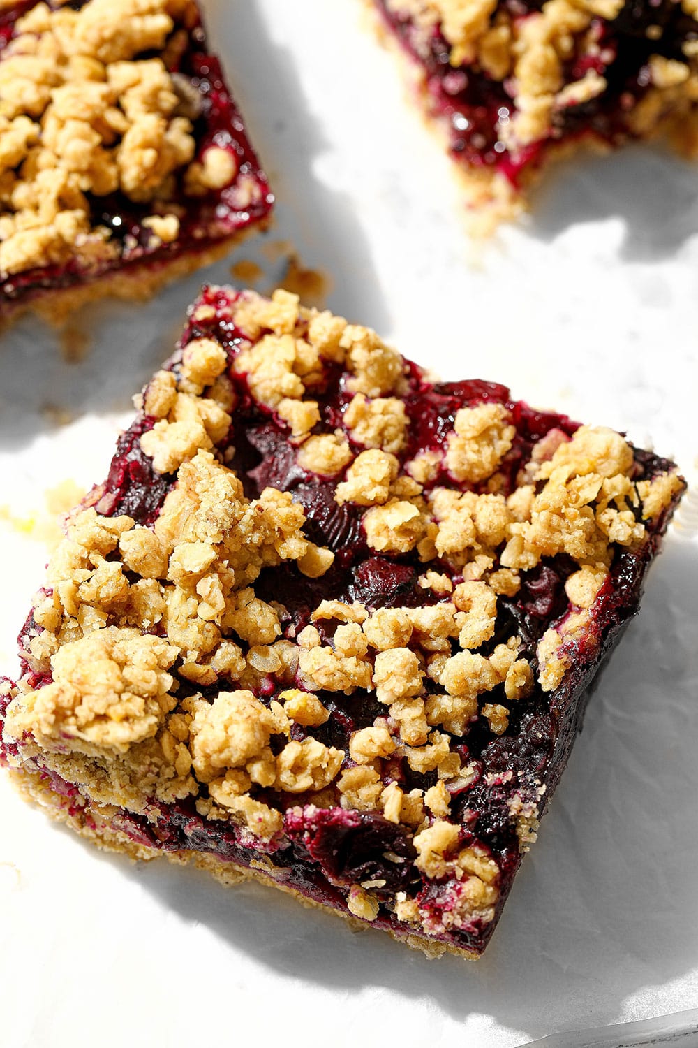 Blueberry Oats Bars