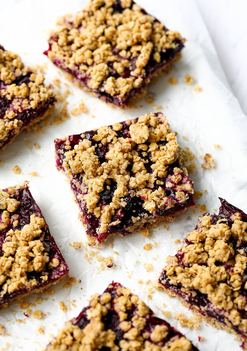 Blueberry Oats Bars