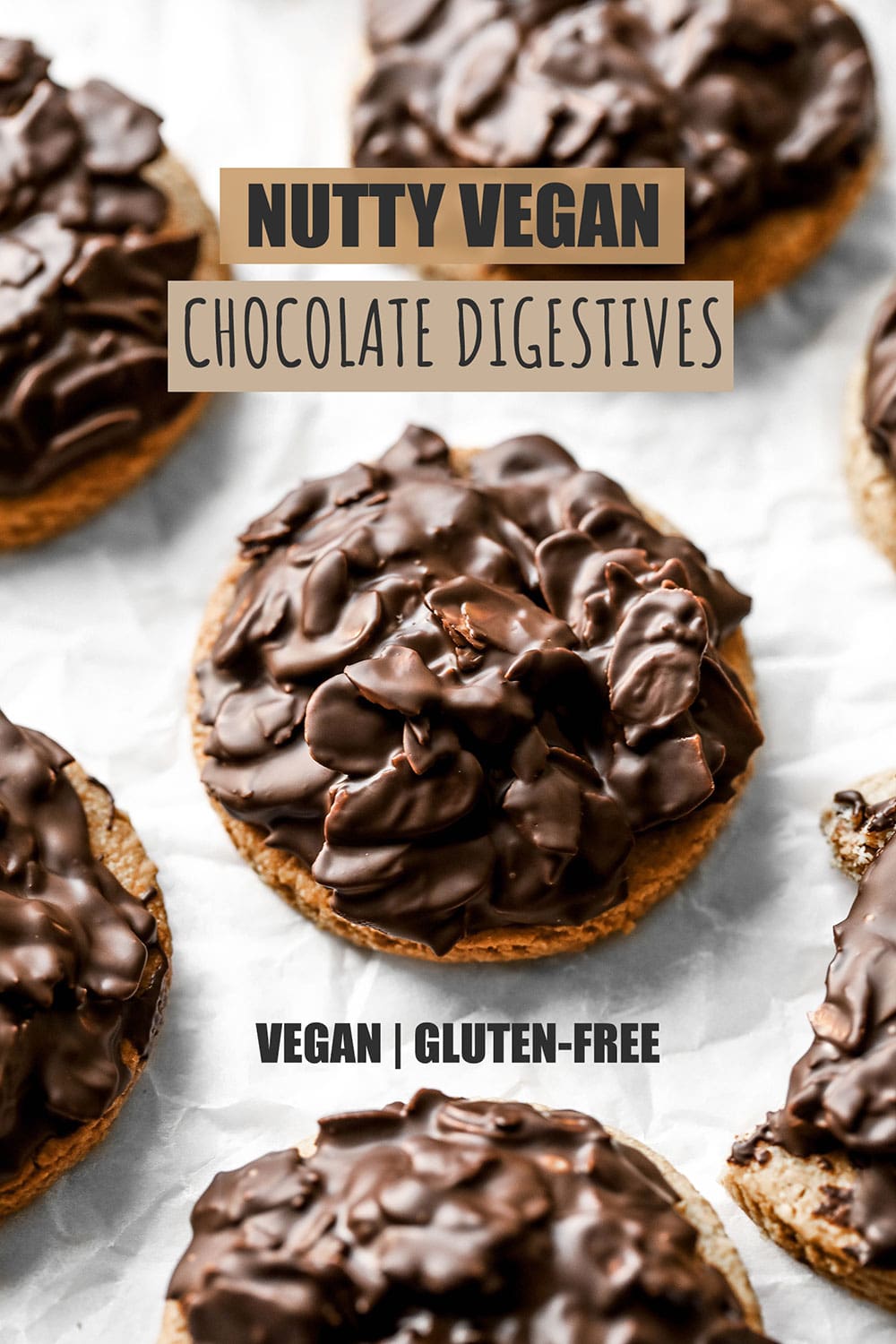 Nutty Vegan Chocolate Digestives (Gluten-free)