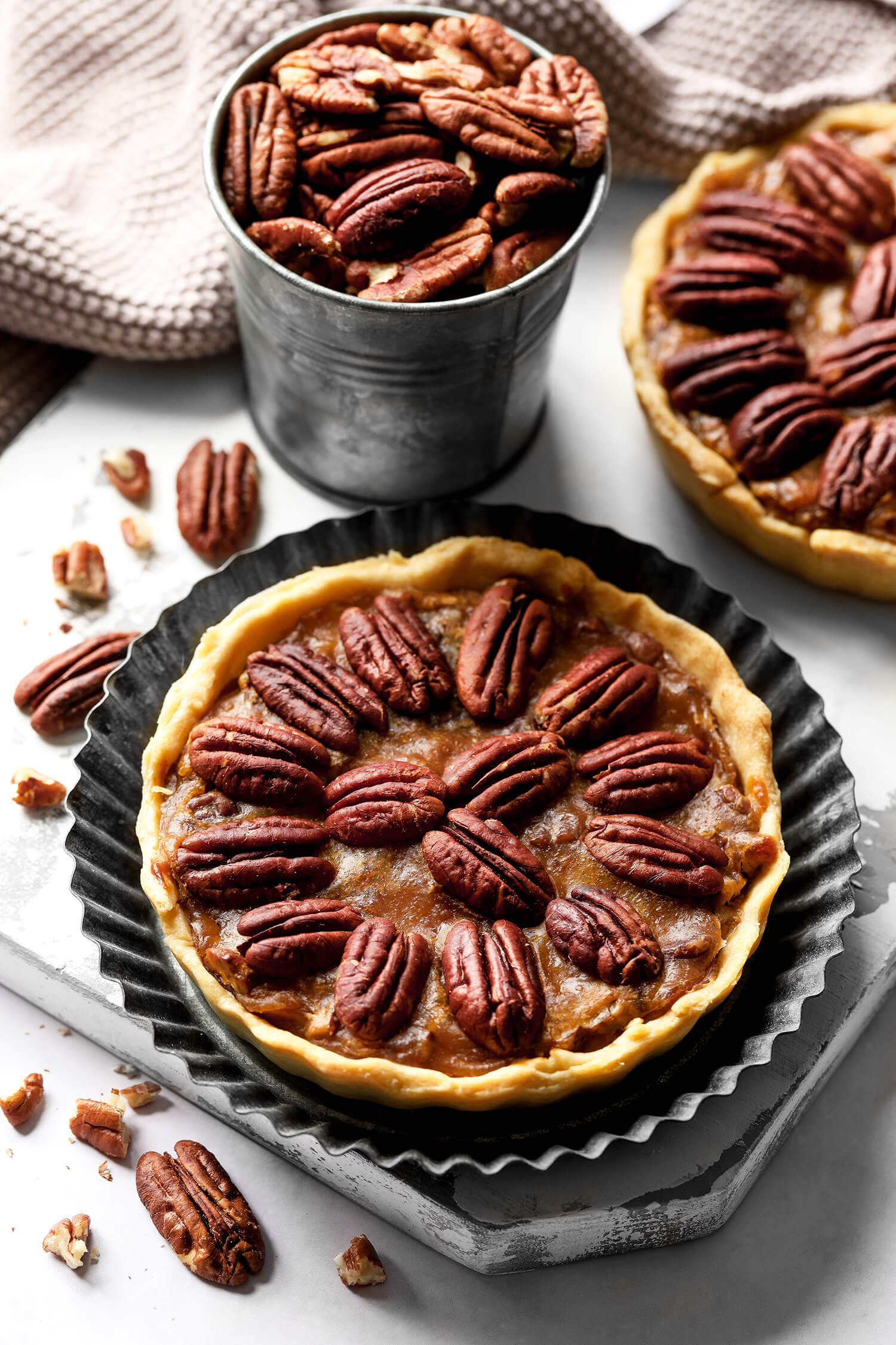 Nadia's Healthy Kitchen — Mini Vegan Pecan Pies