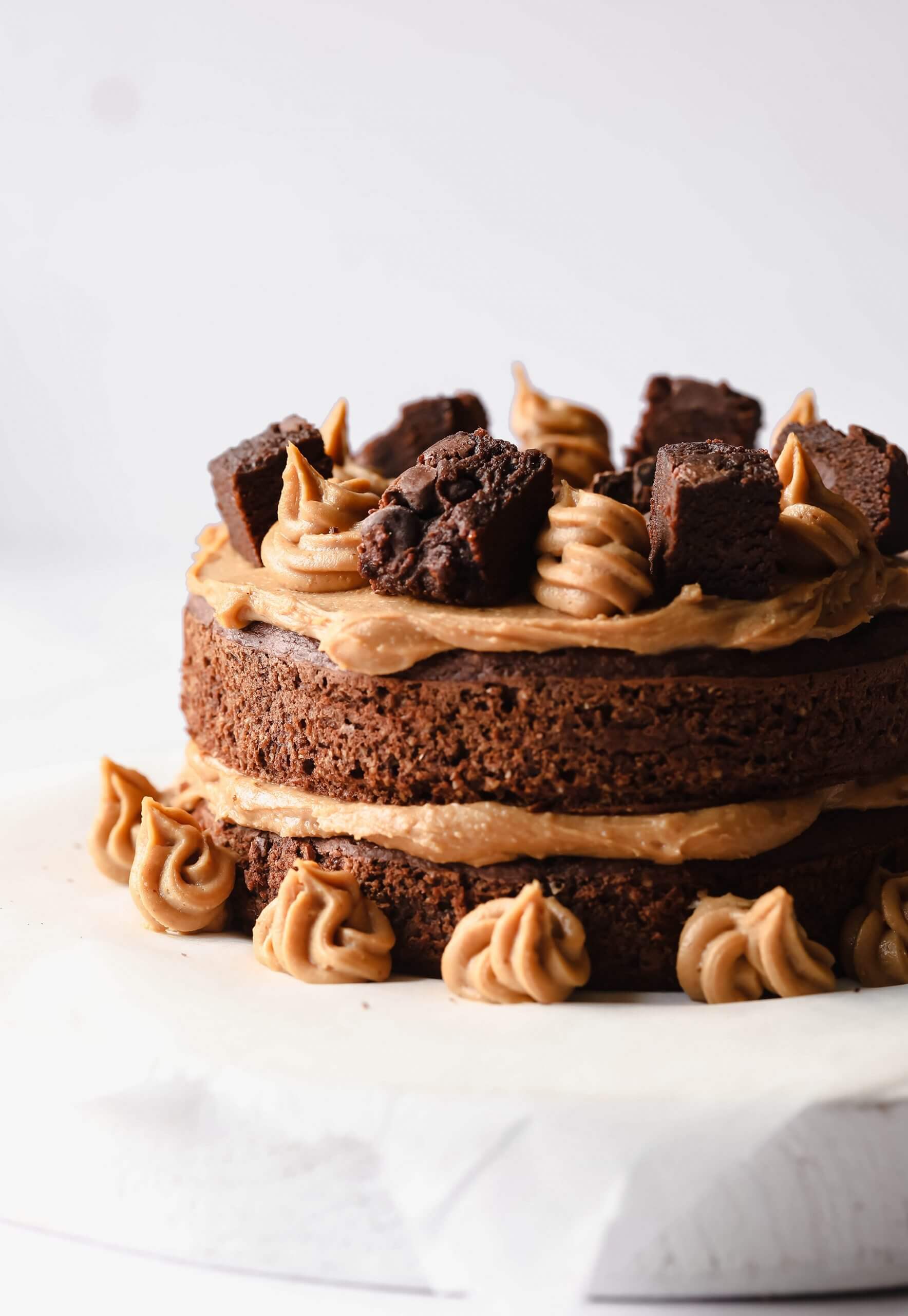 Moist Healthy Chocolate Cake - iFoodReal.com