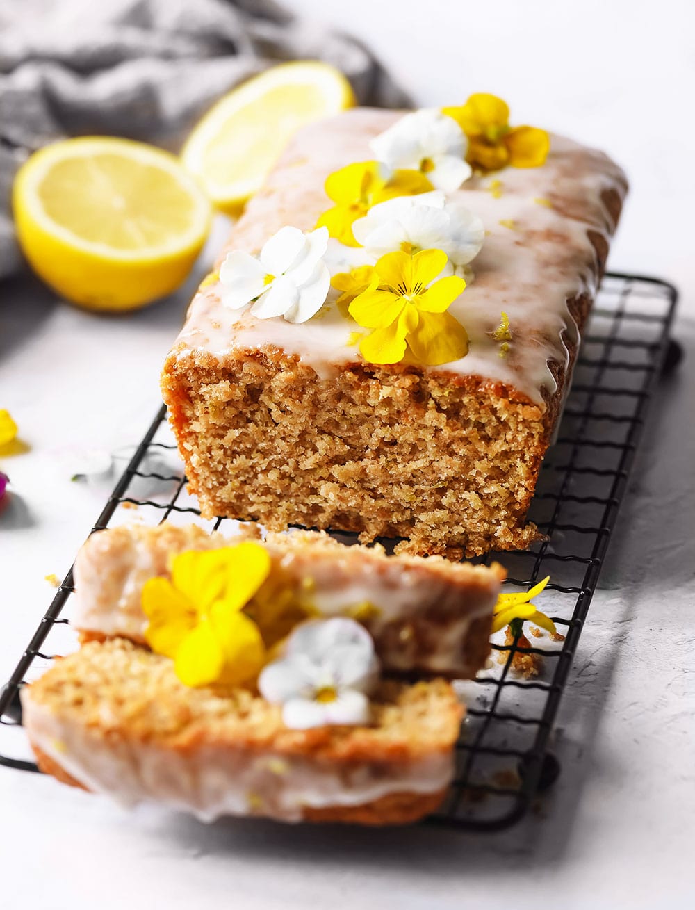 Easy Vegan Lemon Drizzle Cake - Vegan Treats Blogger