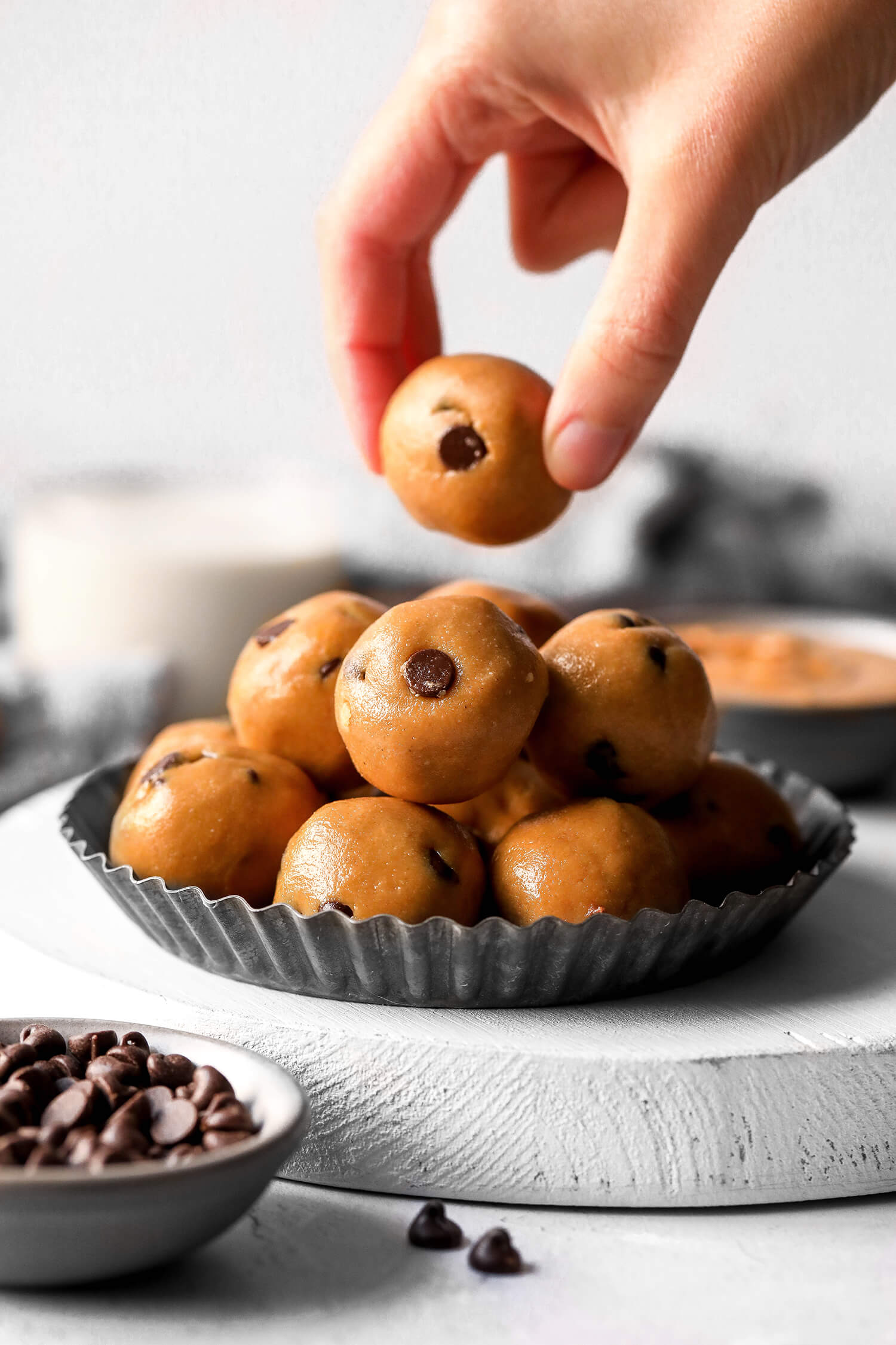 Chocolate Filled Peanut Butter Energy Balls