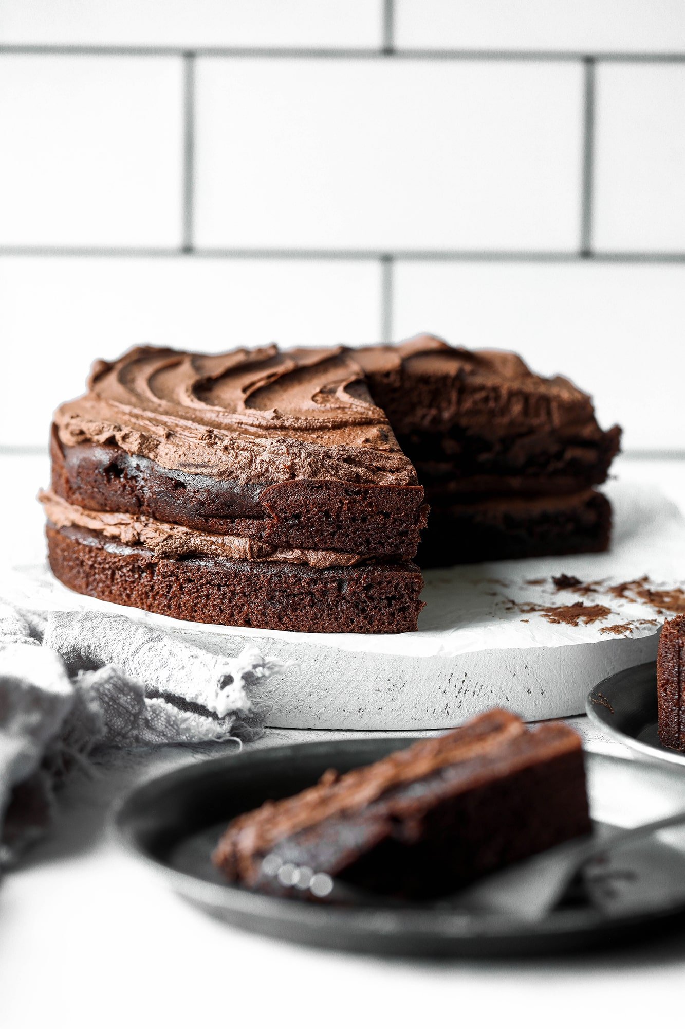 The Best Vegan Chocolate Cake Recipe - Hip & Healthy