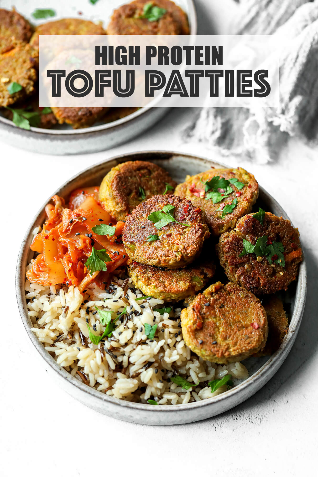 Vegan Tofu Patties - Nadias Healthy Kitchen