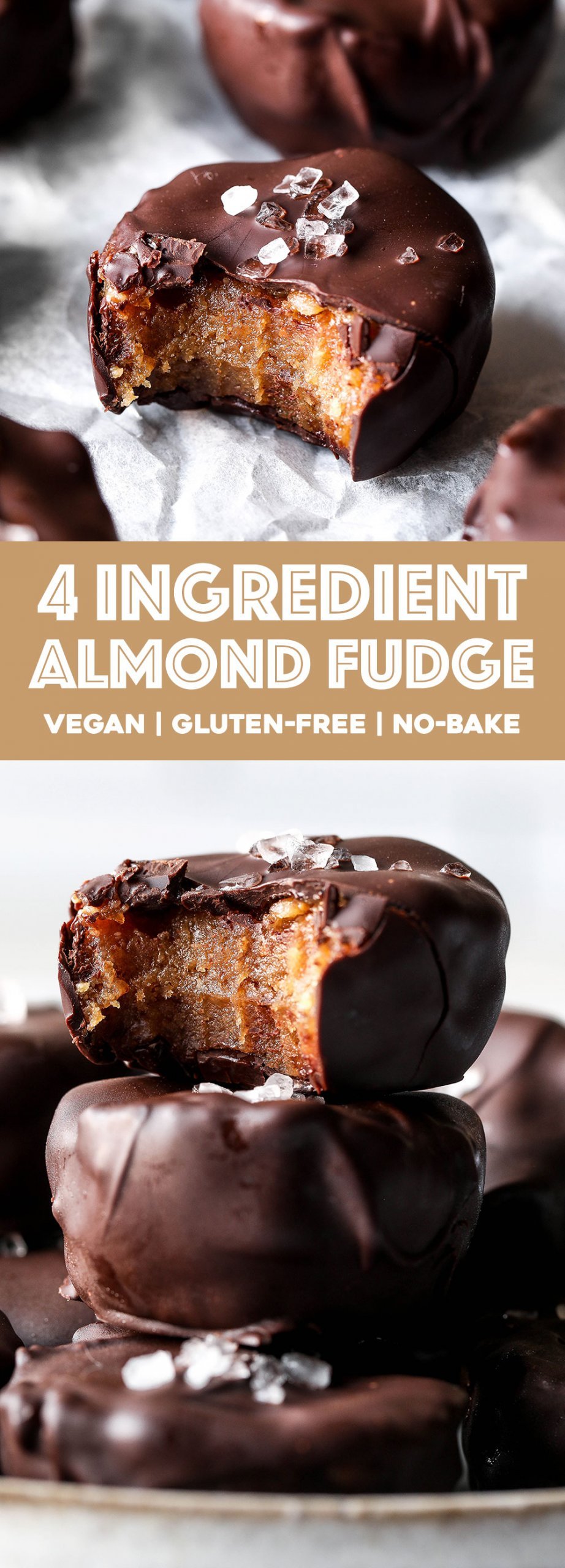 4 Ingredient Almond Fudge