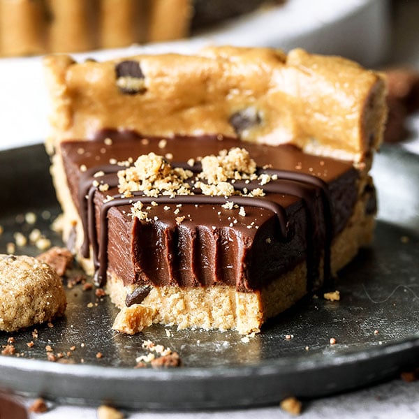 Cookie Dough Chocolate Tart (Vegan & Gluten-free)