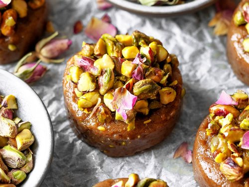 Vegan Tahini Halva with Pistachios - siftnwhisk