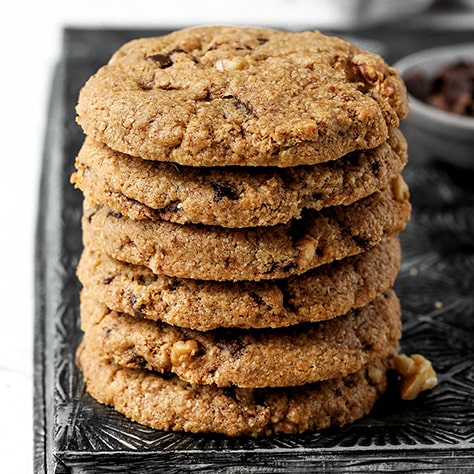 Oat Flour Chocolate Chip Cookies - Nadia's Healthy Kitchen