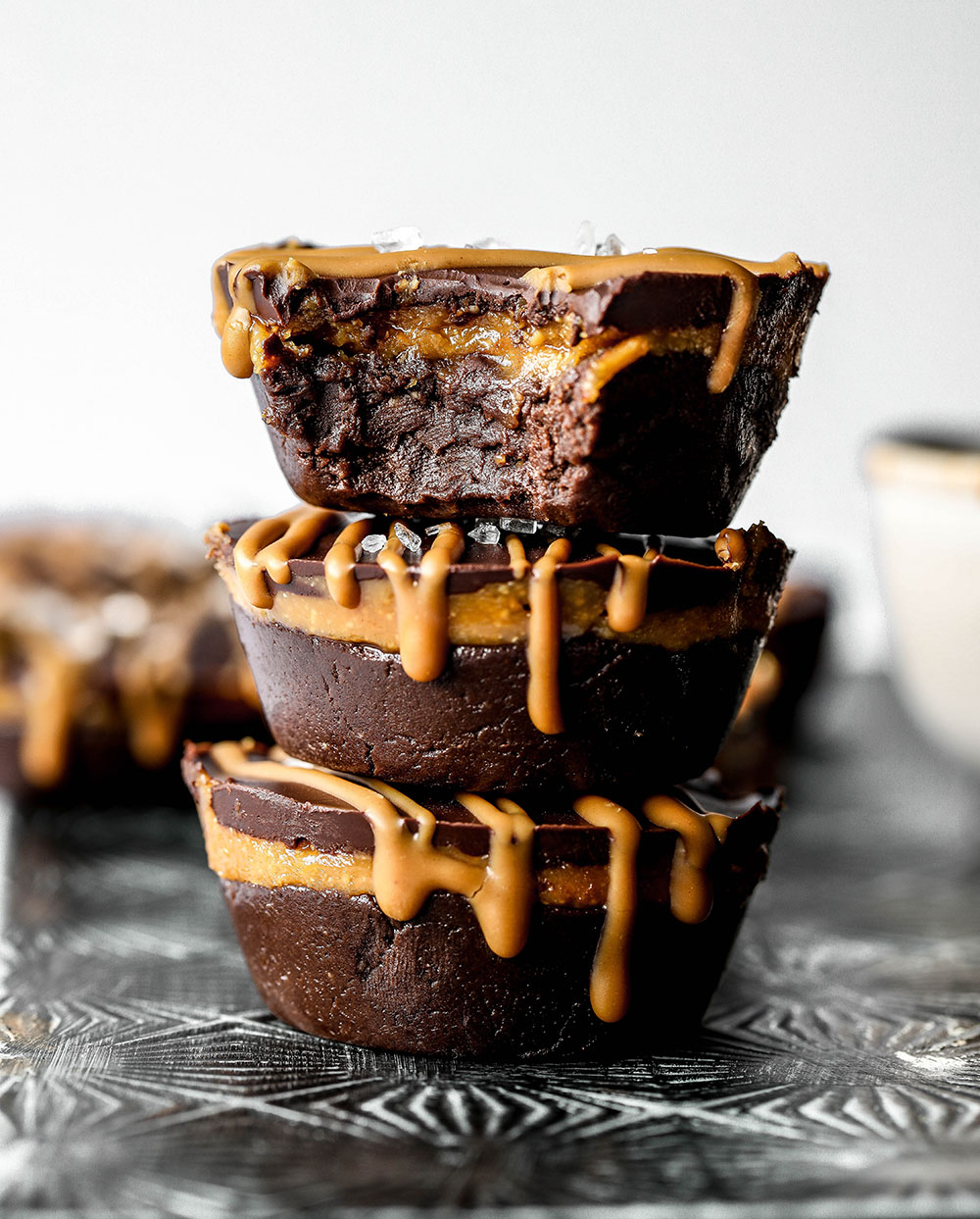 Healthy Dark Chocolate Protein Peanut Butter Cups - Basics with Bails