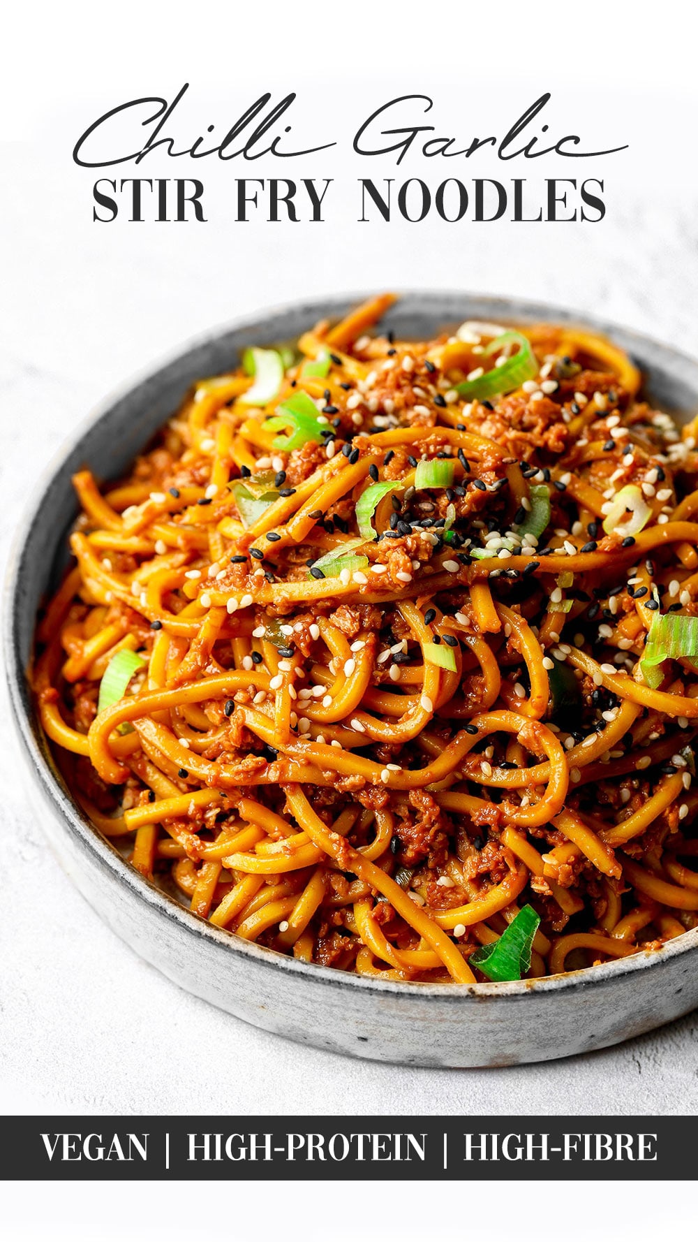 Vegan Chilli Garlic Stir Fry Noodles