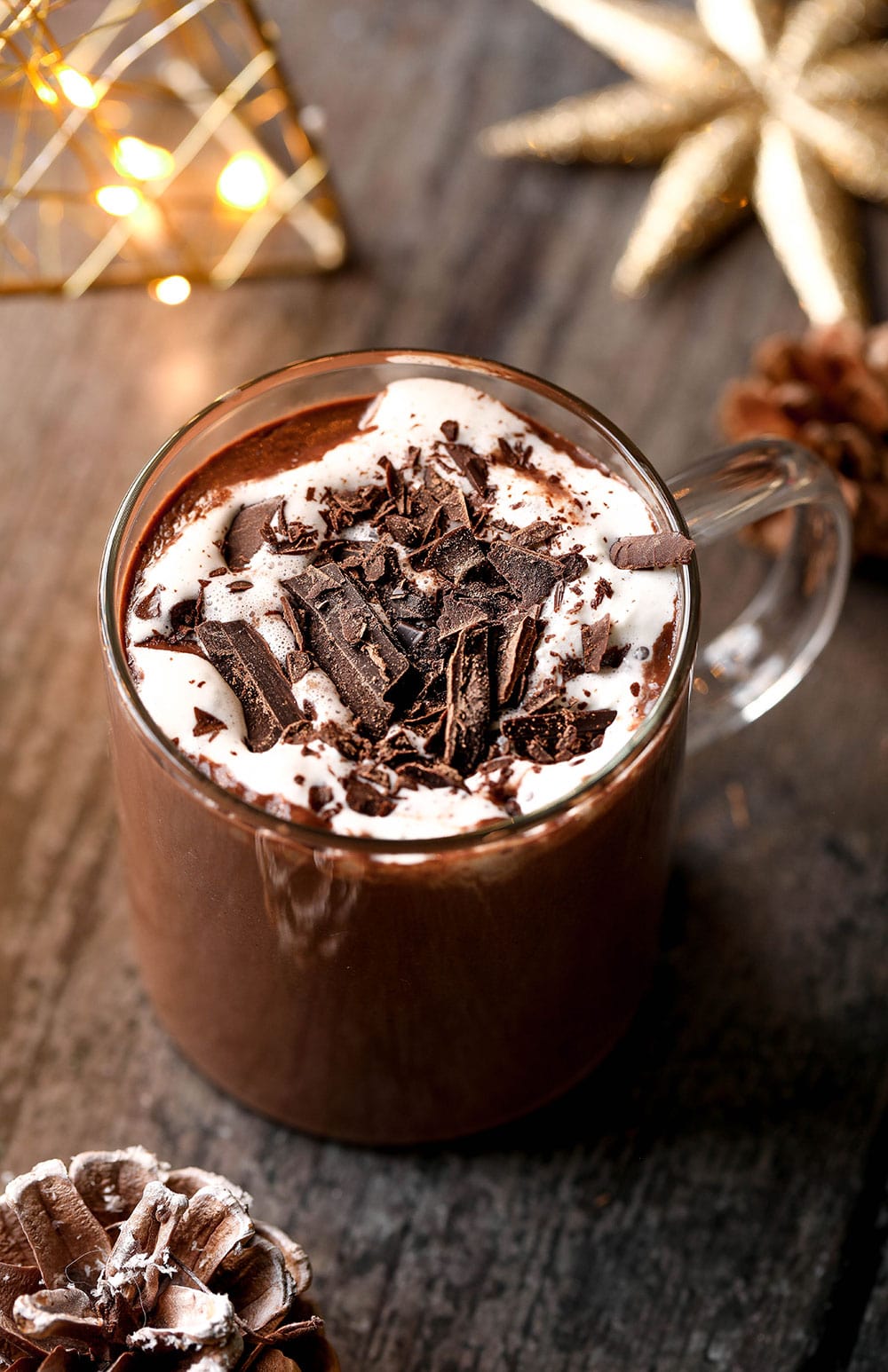 Vegan Gingerbread Hot Chocolate