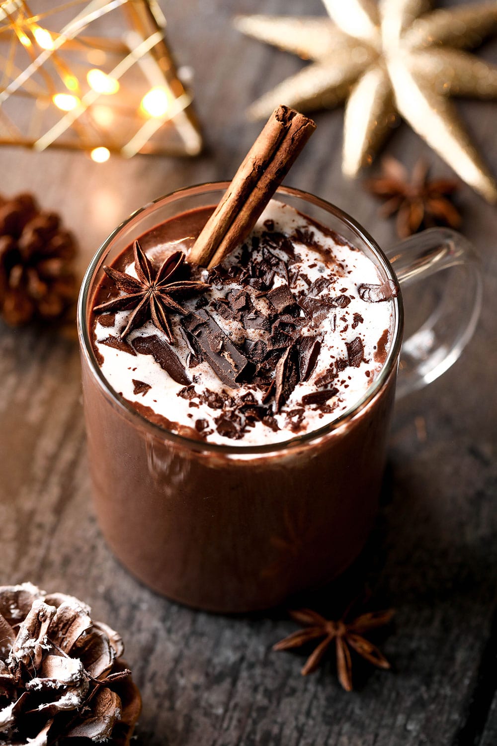 Vegan Protein Gingerbread Hot Chocolate