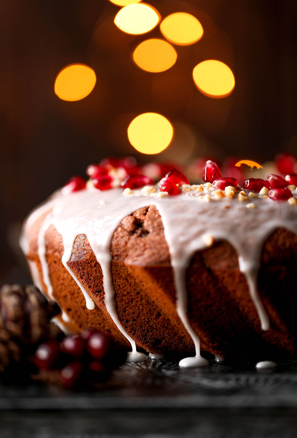 Farmhouse Christmas Kitchen + Gingerbread Bundt Cake - Love Grows Wild