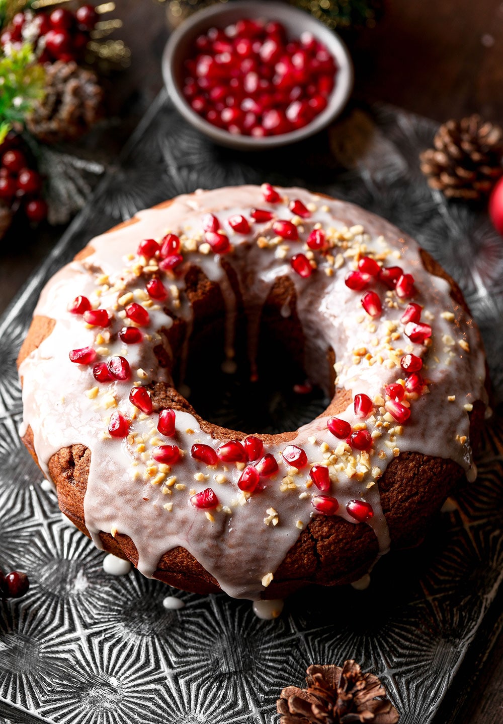 Gingerbread Bundt Cake, a spicy wintry treat - Blossom to Stem