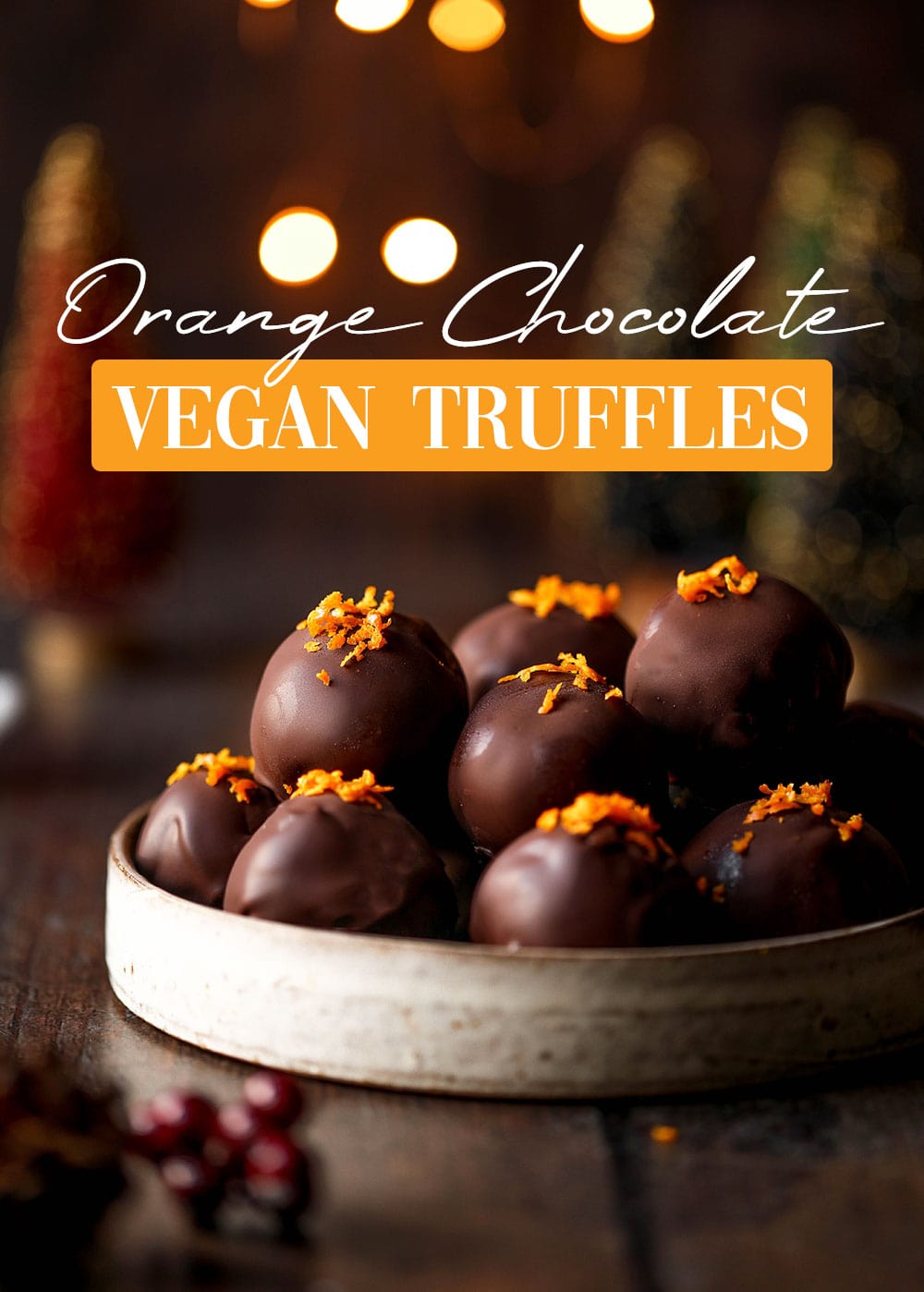 Orange Chocolate Truffles