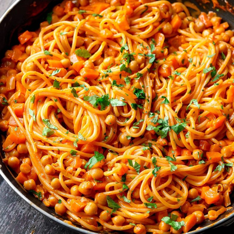 Protein Vegan Gochujang Spaghetti (High fibre)