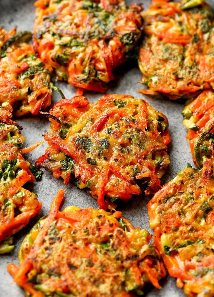 Easy Vegan Vegetable Fritters (Healthy)