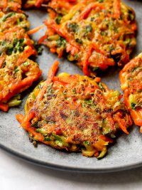 Easy Vegan Vegetable Fritters (Healthy)