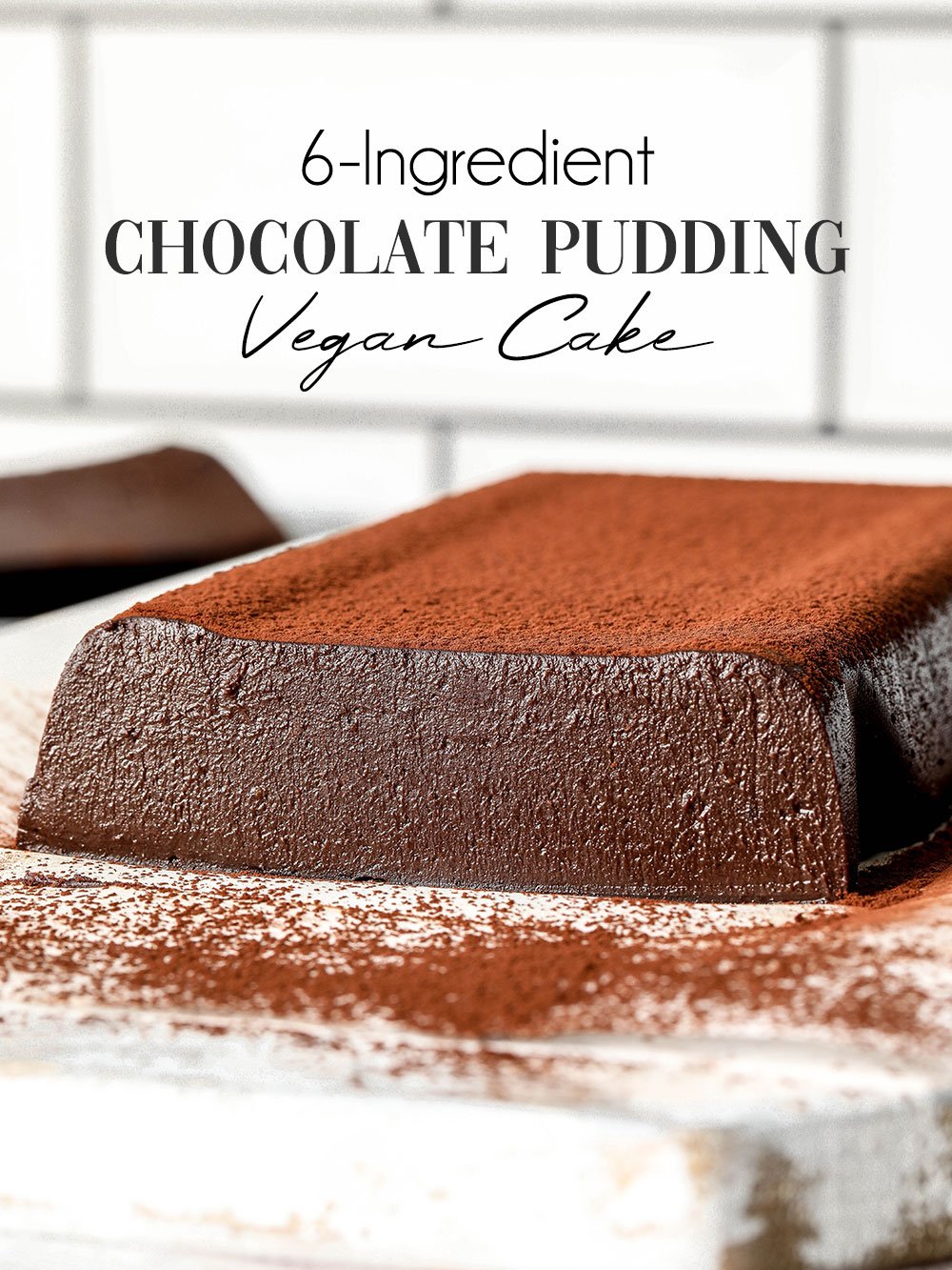 Chocolate Pudding Cake (Vegan & Gluten-free)