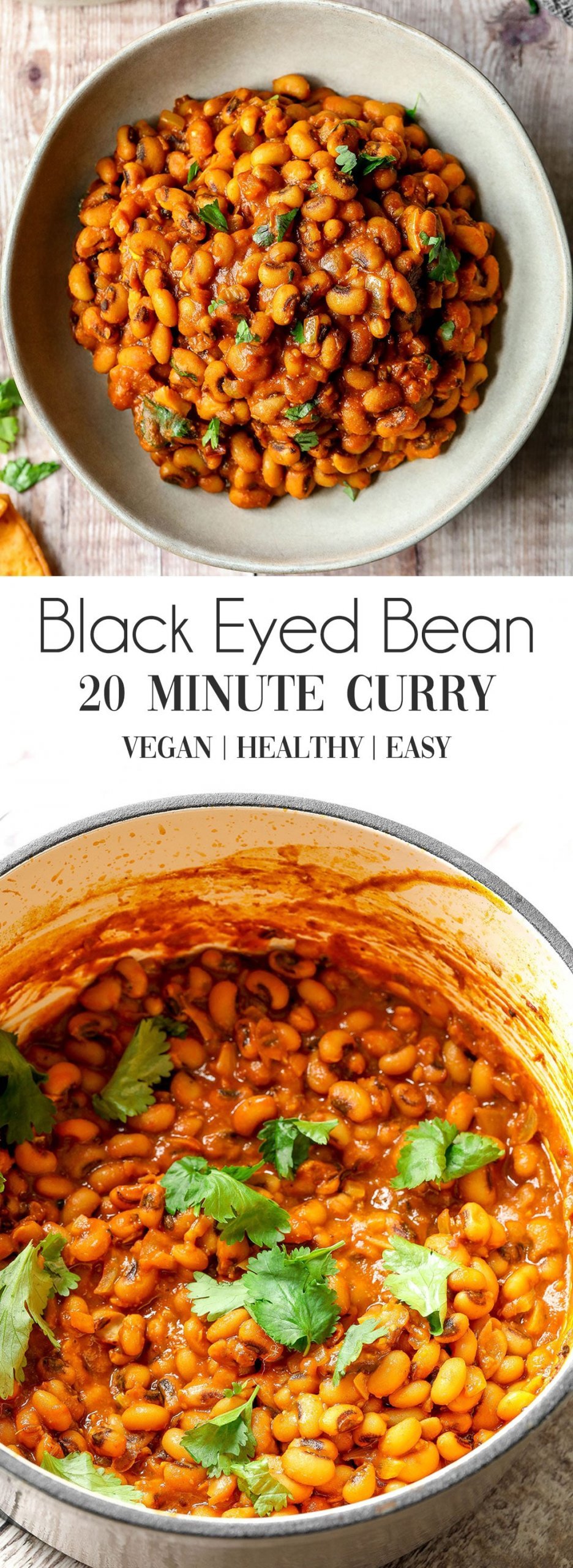 Speedy Healthy Black Eyed Beans Curry