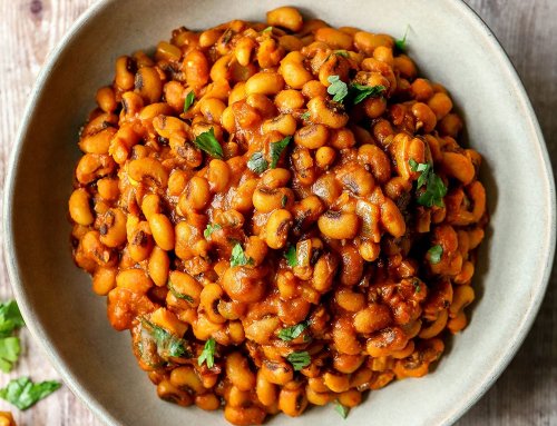 Speedy Healthy Black Eyed Beans Curry