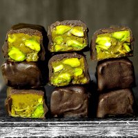 Pistachio Butter Chocolate Bars (Vegan/5-Ingredients)