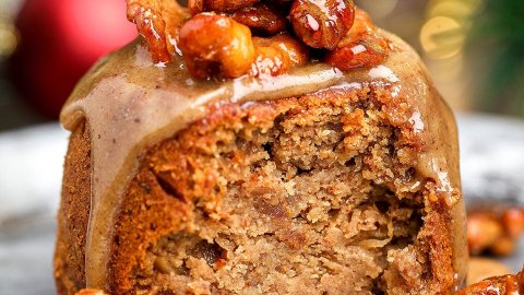 Gingerbread Sticky Fig Puddings (Vegan/GF)