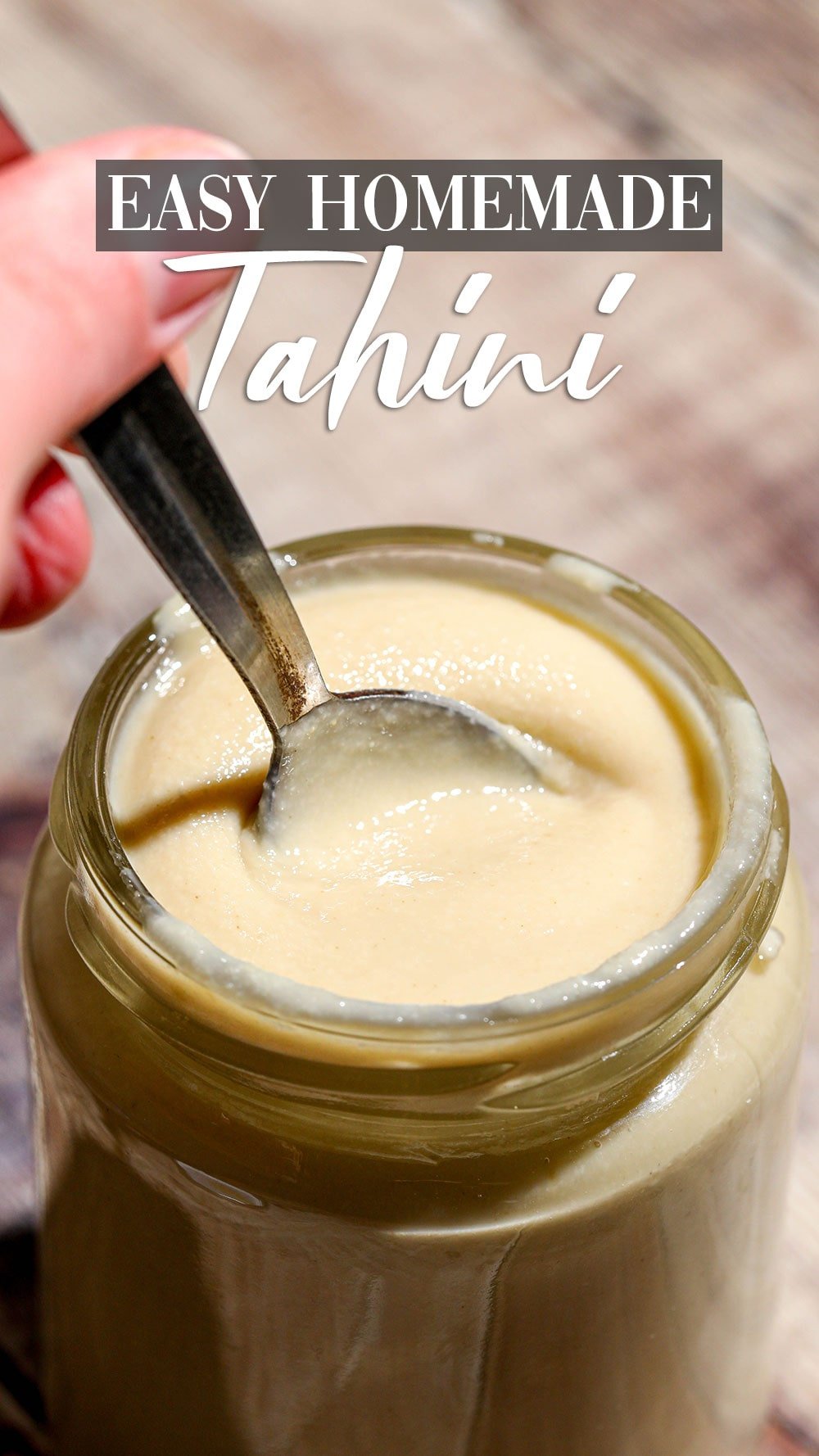 Easy Homemade Tahini Recipe