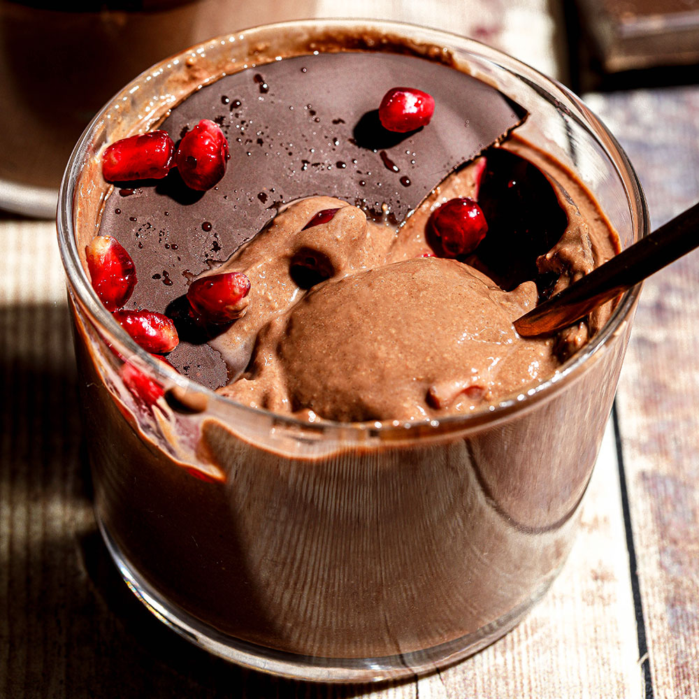 Chocolate Cottage Cheese Pudding (High Protein/Healthy)-image
