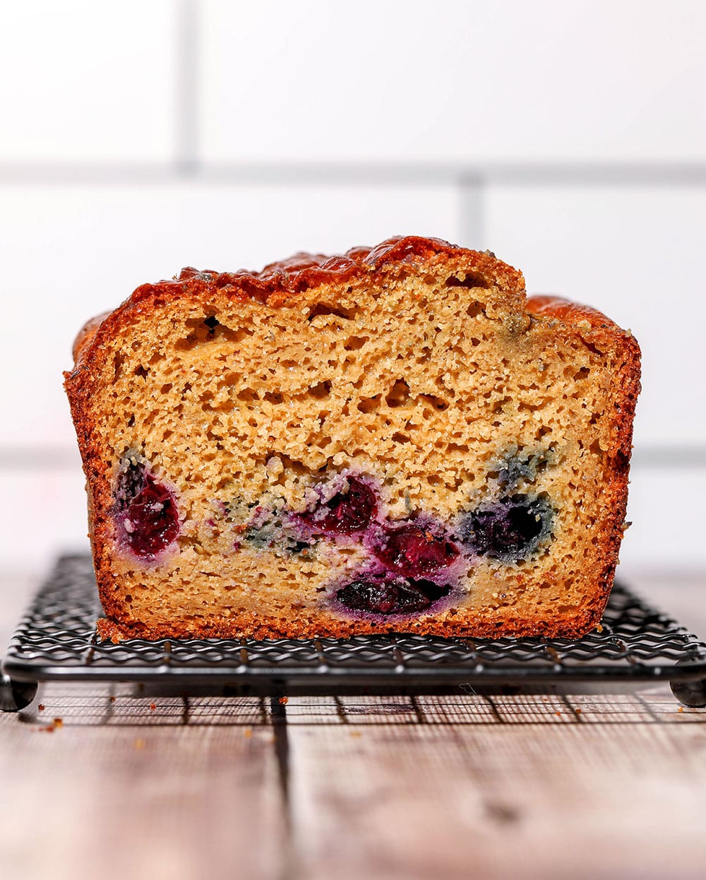 Healthy Blueberry Breakfast Cake