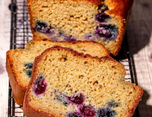 Healthy Blueberry Breakfast Cake
