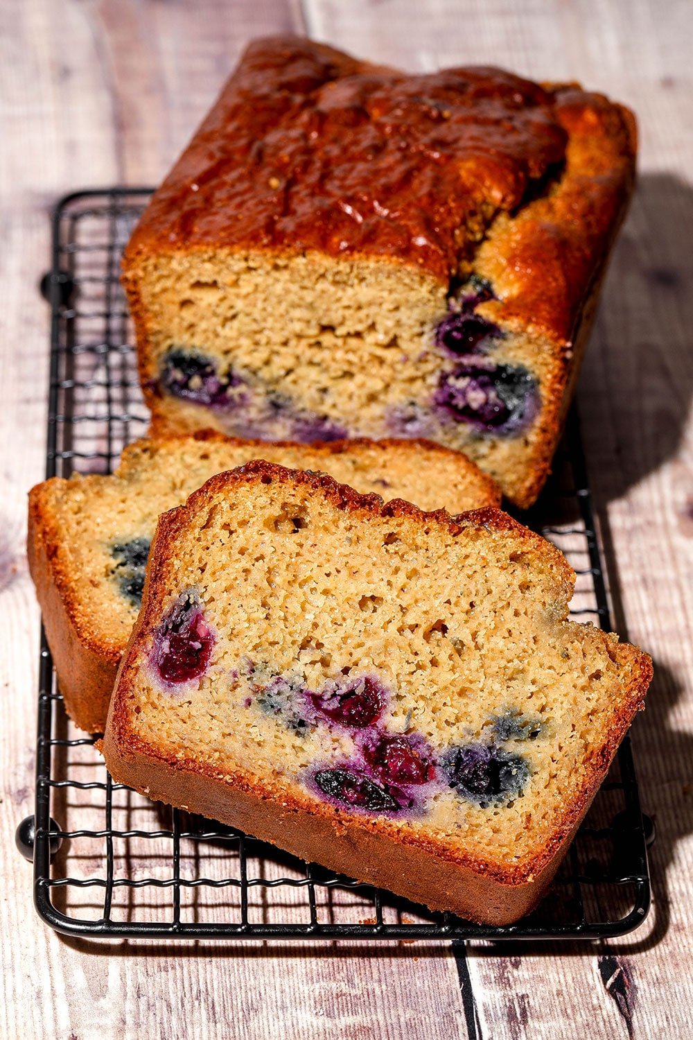 Healthy Blueberry Breakfast Cake