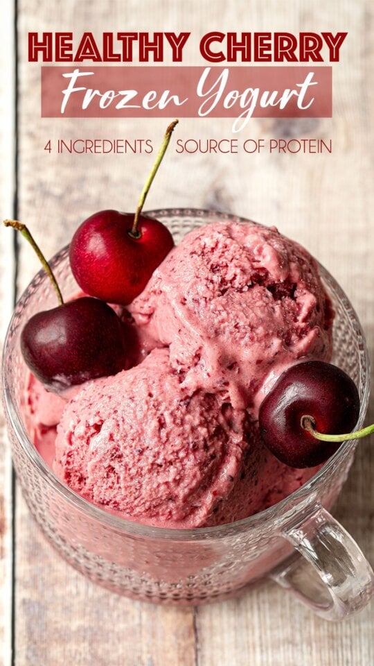 Healthy Frozen Yogurt 4 Ingredients Nadia S Healthy Kitchen