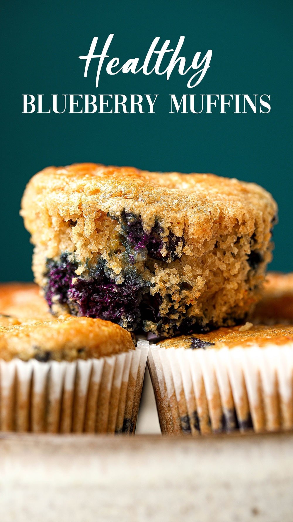 Healthy Blueberry Muffins