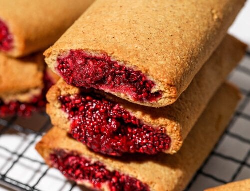 Raspberry Oat Snack Bars