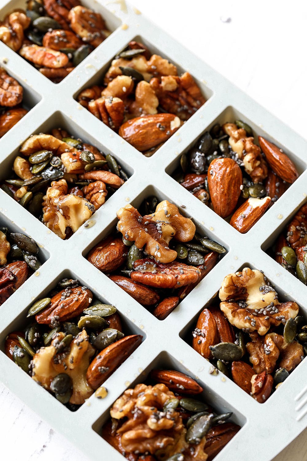 Dark Chocolate Nut Squares
