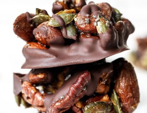 Dark Chocolate Nut Squares