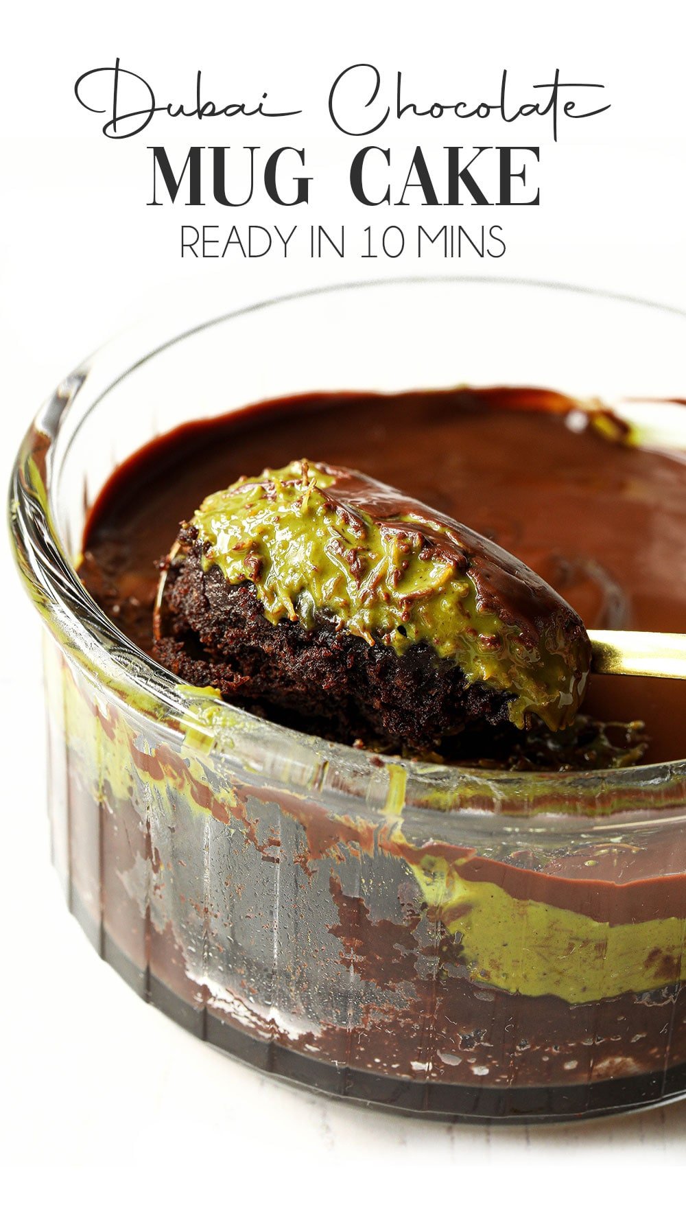Dubai Chocolate Mug Cake