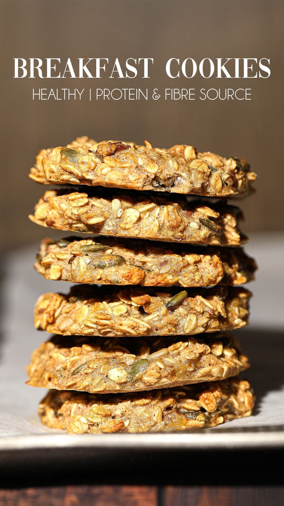Banana Oat Breakfast Cookies