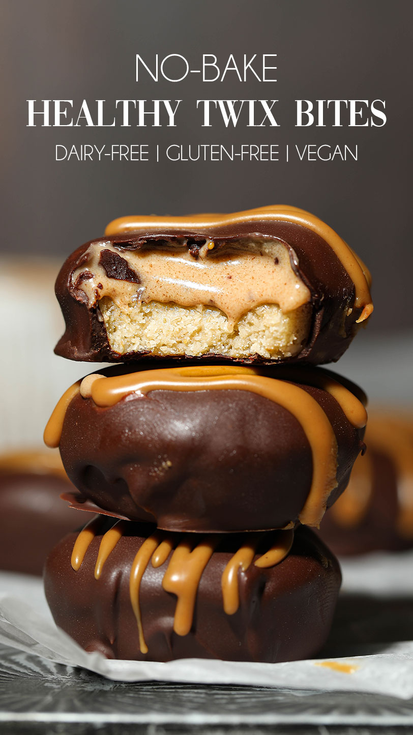 Healthy Twix Bites