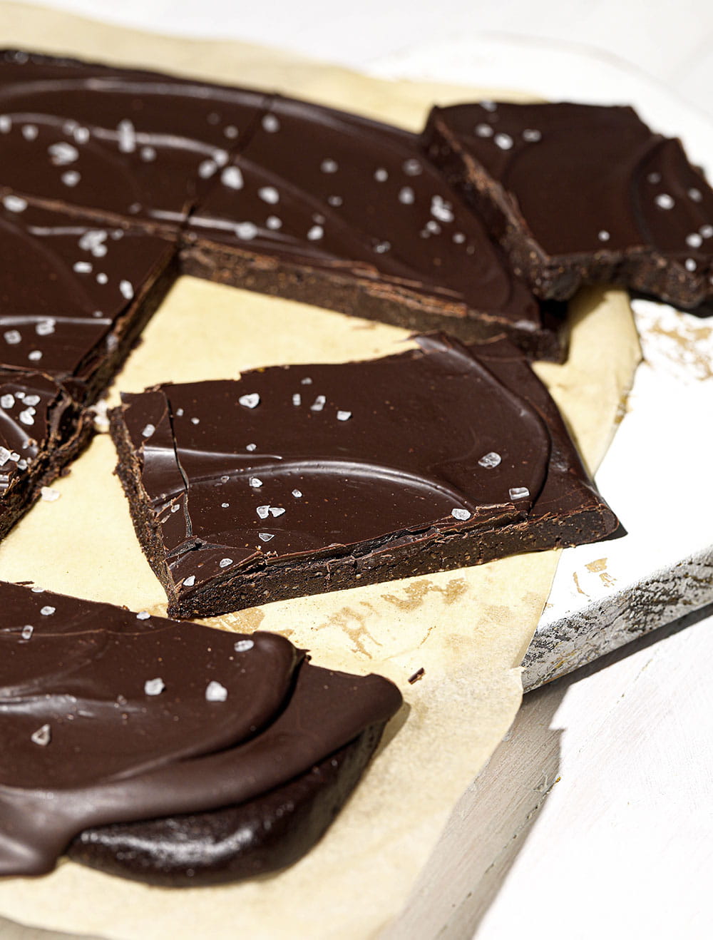 Healthy Brownie Batter Bark