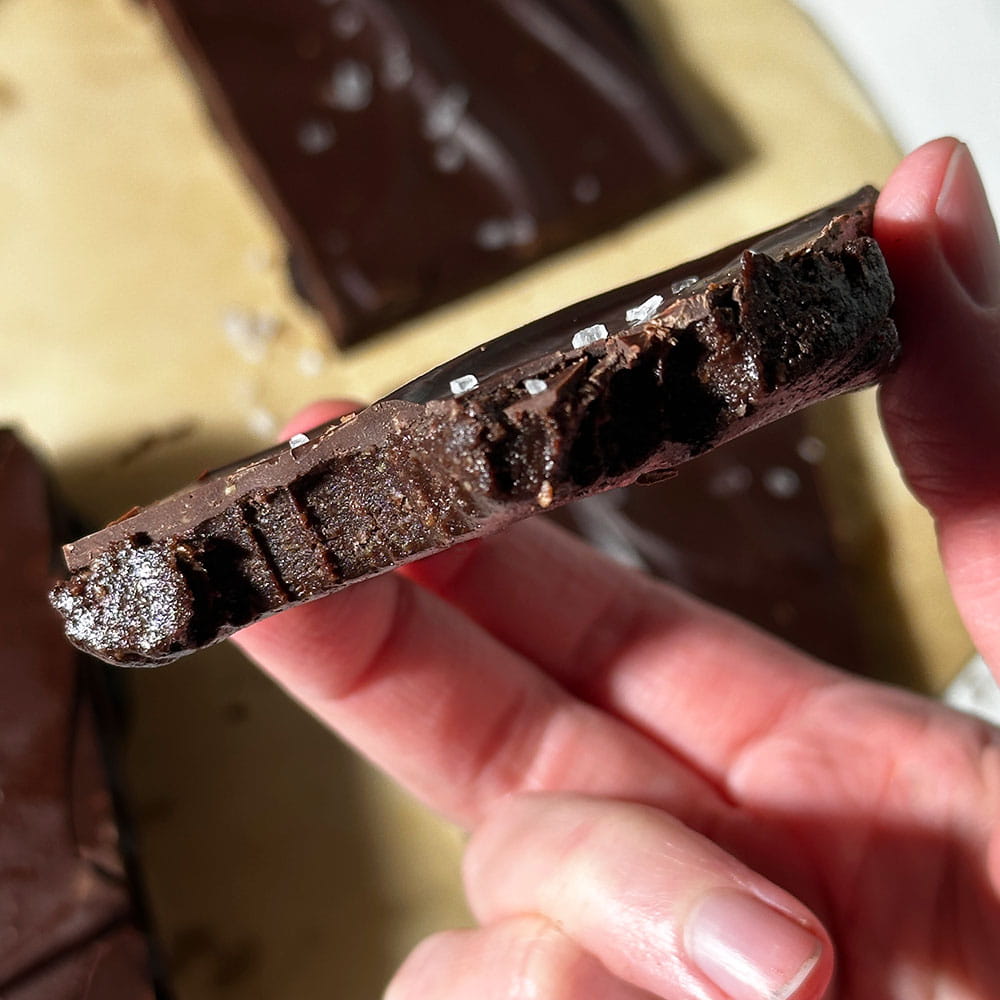 Healthy Brownie Batter Bark