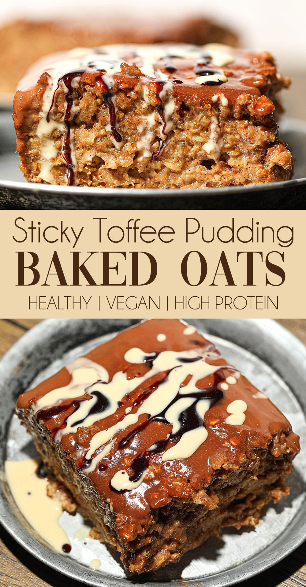 Sticky Toffee Pudding Baked Oats
