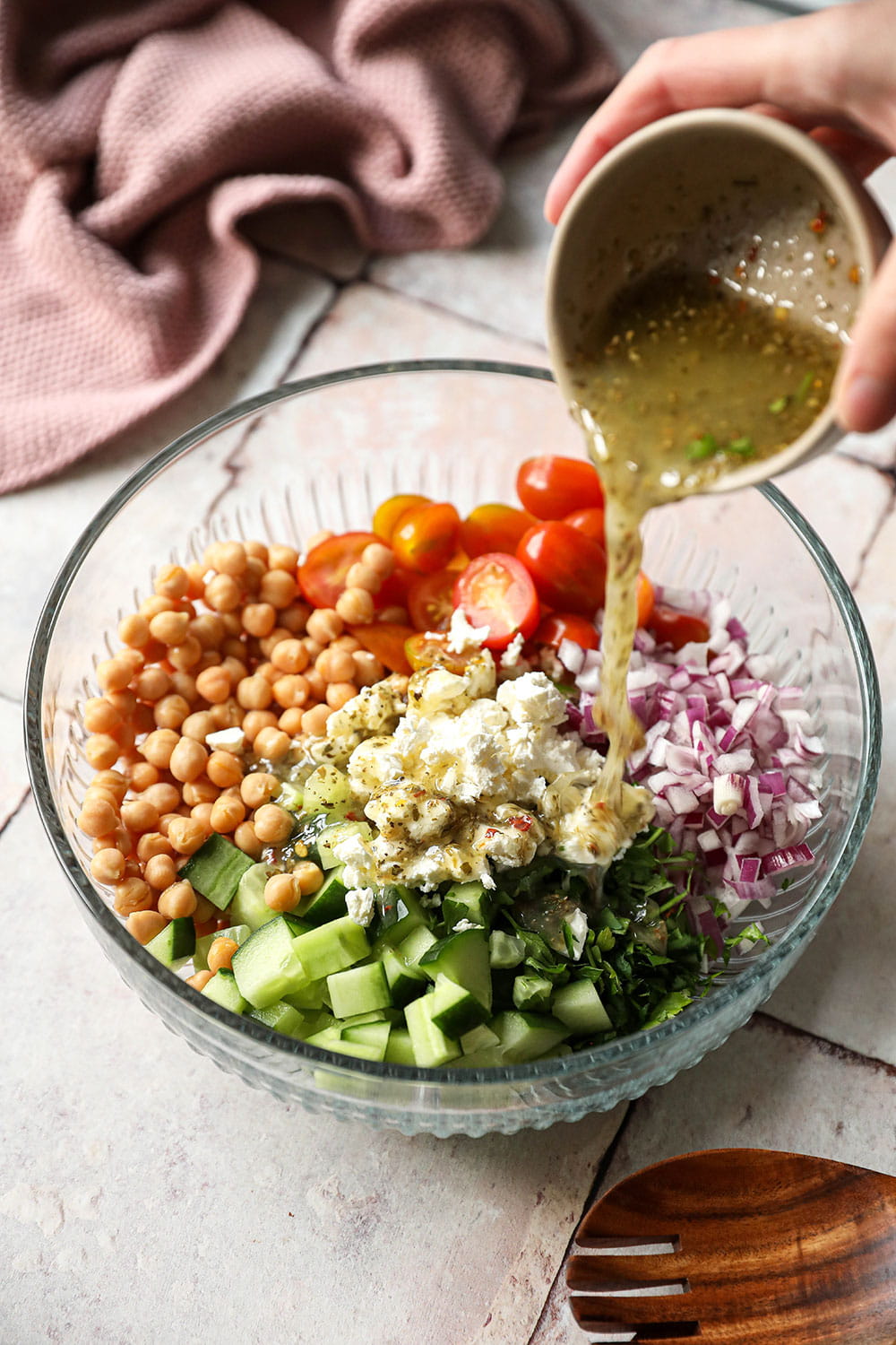 chickpea cucumber salad chickpea cucumber salad